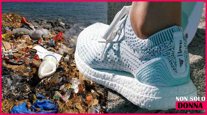 adidas scarpe fatte con plastica