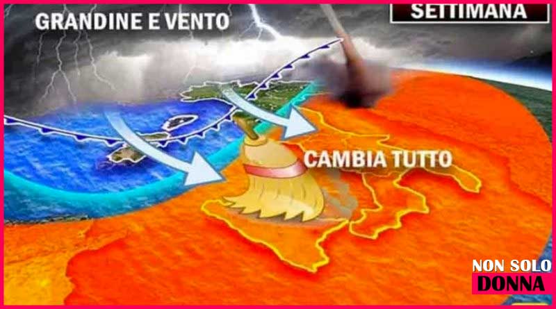 cali di temperature e vento
