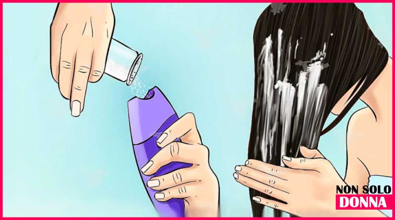 sale nello shampoo